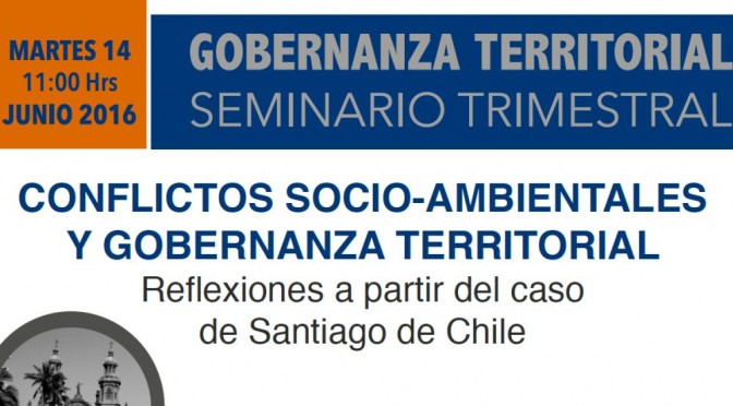 GOBERNANZA TERRITORIAL – SEMINARIO TRIMESTRAL